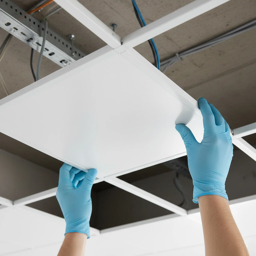 Izrada spuštenih gipsanih plafona 4 Gipsarski radovi GIPS I TIŠINA