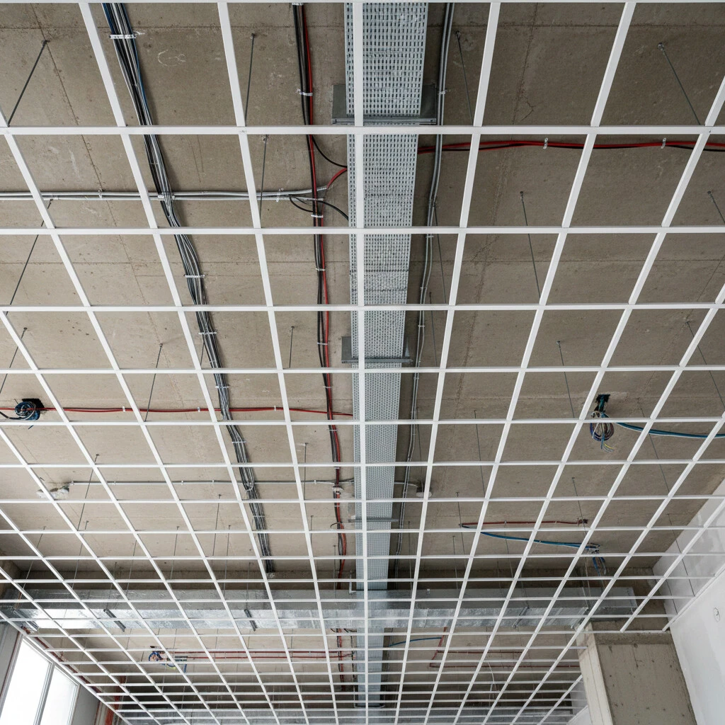 Izrada spuštenih gipsanih plafona Gipsarski radovi GIPS I TIŠINA