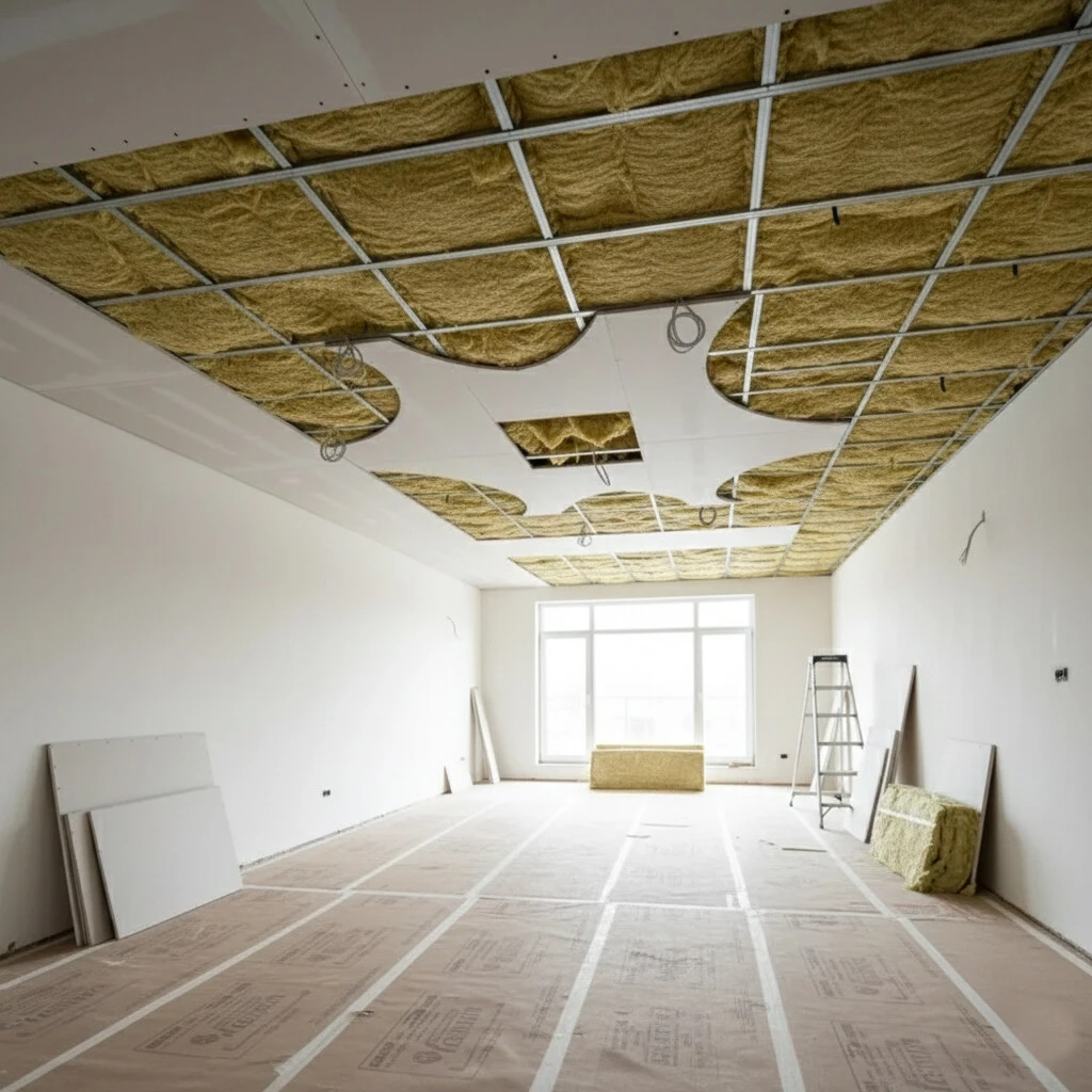 Izrada spuštenih plafona Gipsarski radovi GIPS I TIŠINA