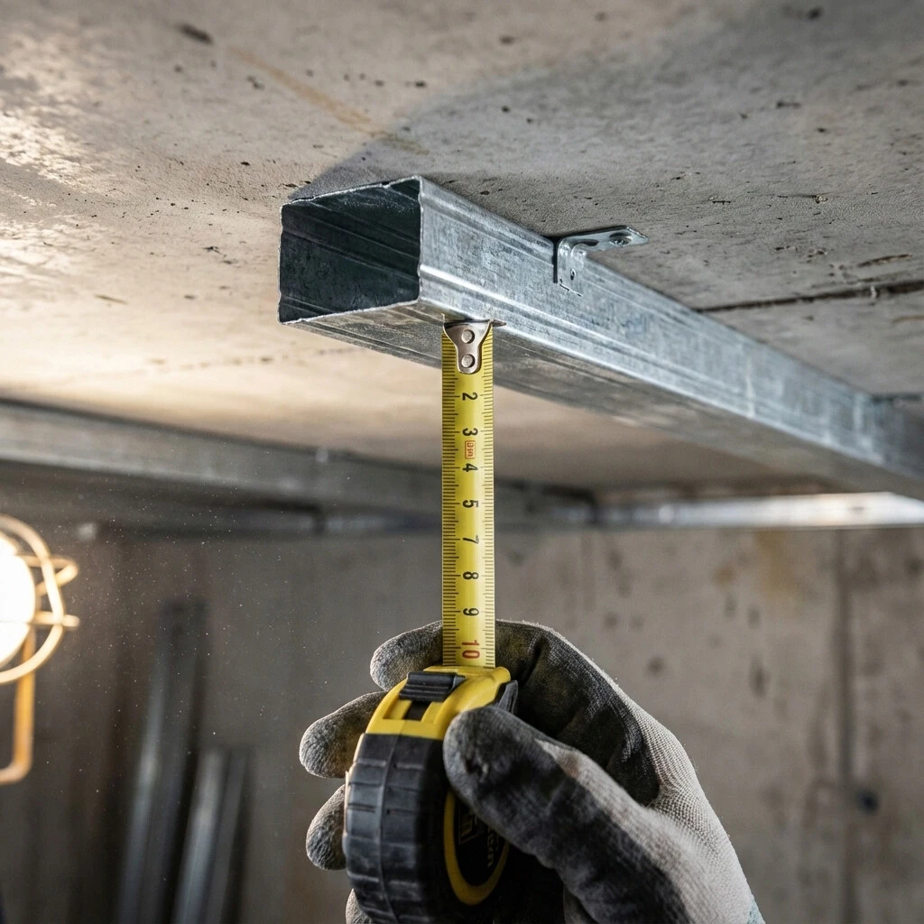 Koliko visine se gubi spuštanjem plafona Gipsarski radovi GIPS I TIŠINA