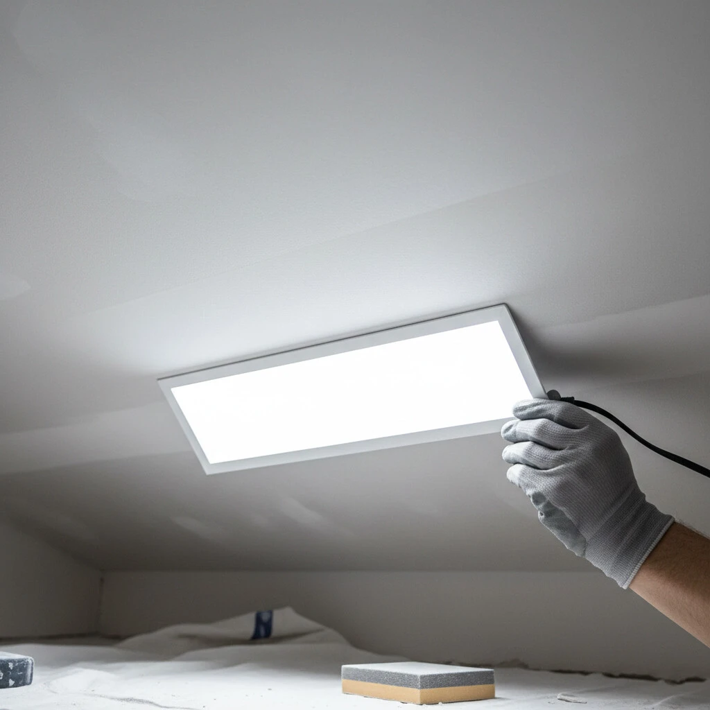 Rasveta kao test završne obrade Gipsarski radovi GIPS I TIŠINA